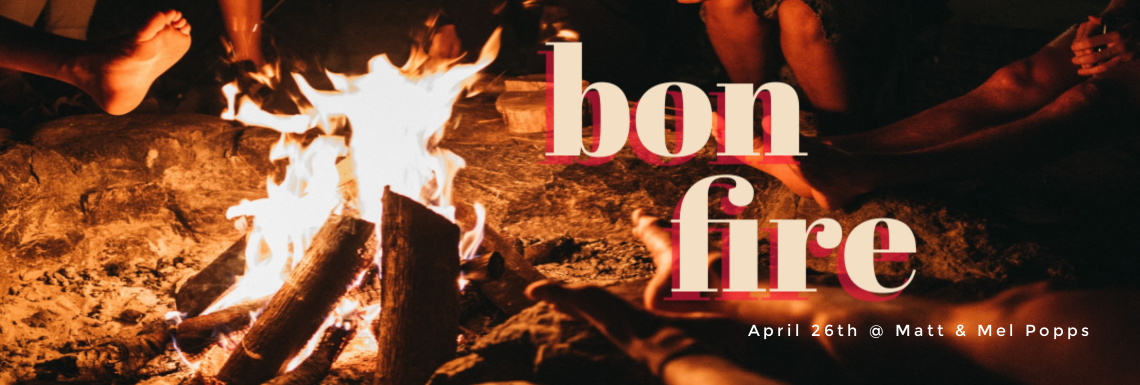 Bon fire at popps